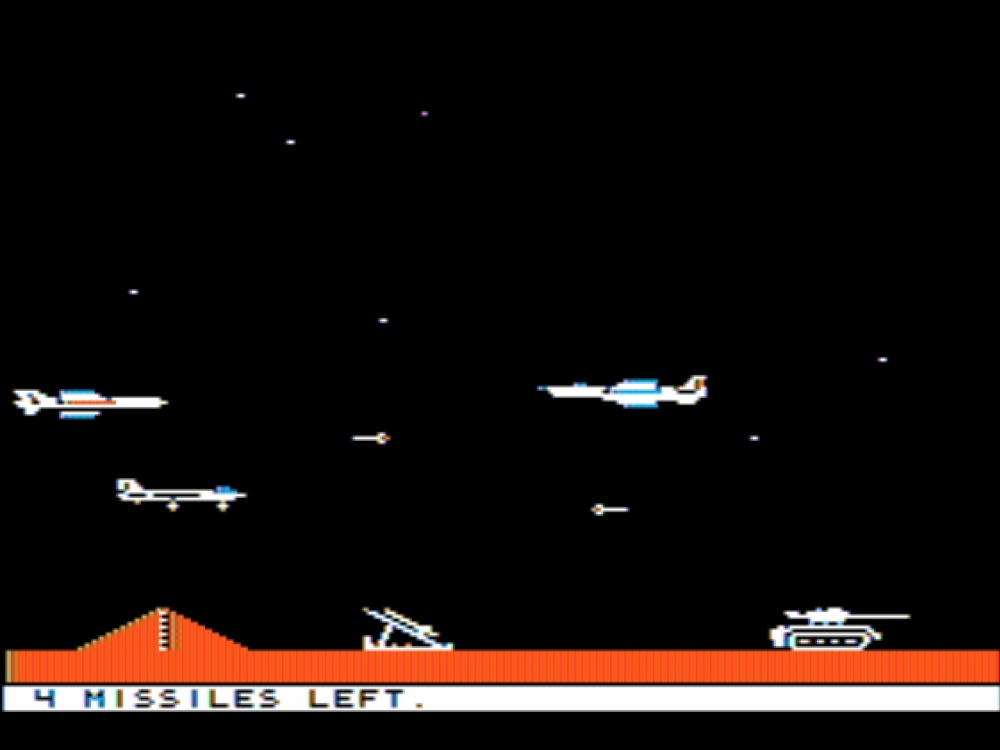 Gameplay of Captain Goodnight and the Islands of Fear for Apple II